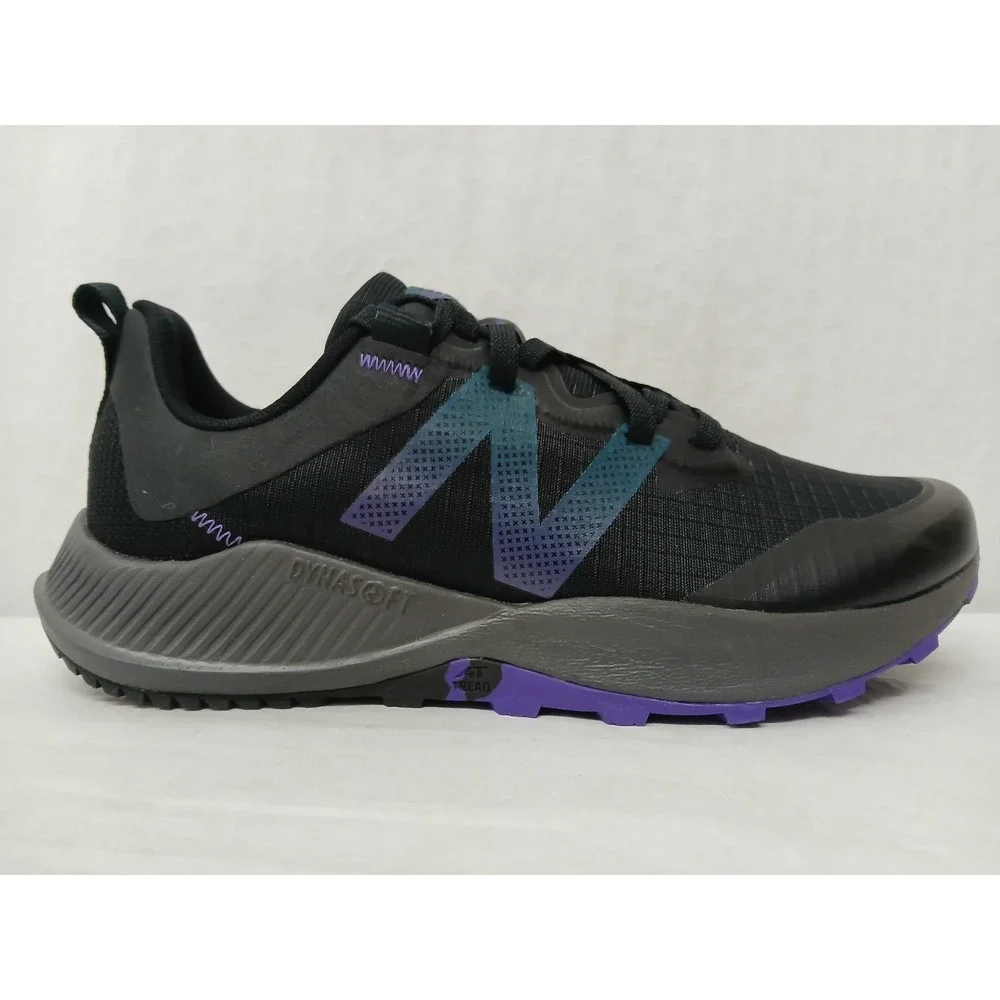 New Balance Women's Nitrel V4 Trail Running Shoes WTNTRWB4 Black Purple Sz 9.5 - Picture 2 of 9